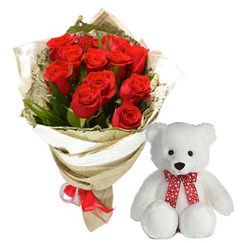 valentine roses hampers to Belgaum